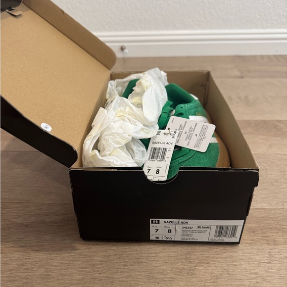 NEW in Box ADIDAS Gazelle ADV Shoes Green Size 8 - Picture 5 of 5